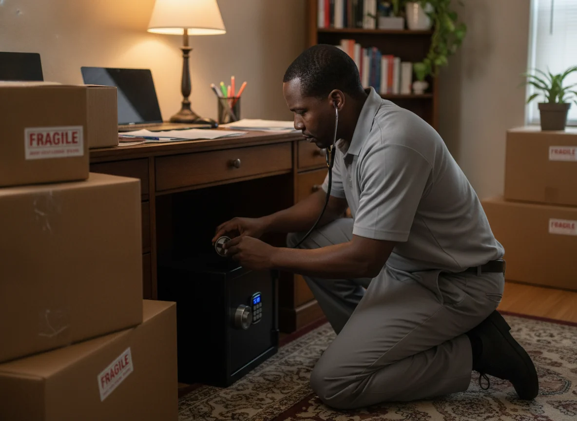 Professional safe opening service by a licensed Austin locksmith